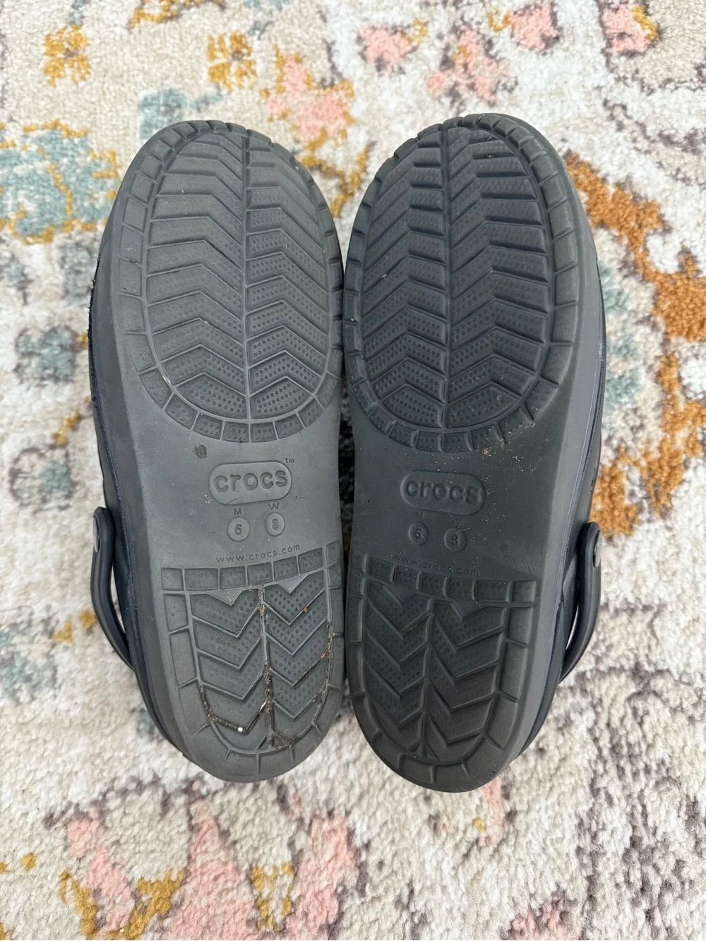 CROCS Citilane Unisex Slip On Clog 201831 Sandals Black Women's 8 Men's 6 Vented